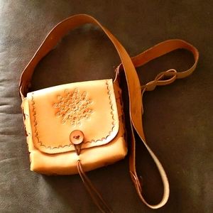 Handmade authentic leather purse